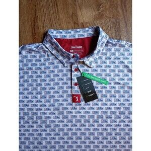 Bogey Bros Golf Polo Shirt XXL Assman New York Pattern